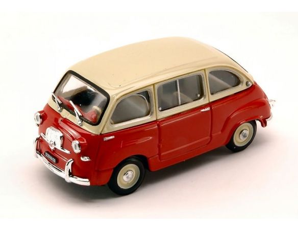 Brumm BM0250-01 FIAT 600 MULTIPLA 1^ SERIE 1956 AVORIO/CORALLO 1:43 Modellino