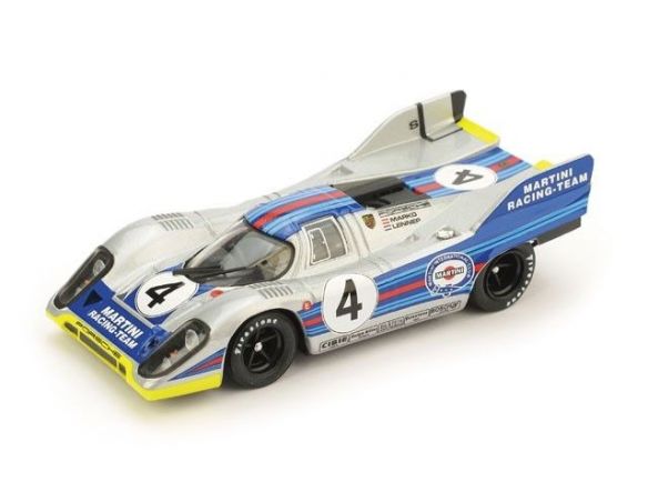 Brumm BM0252B PORSCHE 917K N.4 MARTINI RETIR.1000 Km MONZA 1971 MARKO-VAN LENNEP 1:43 Modellino