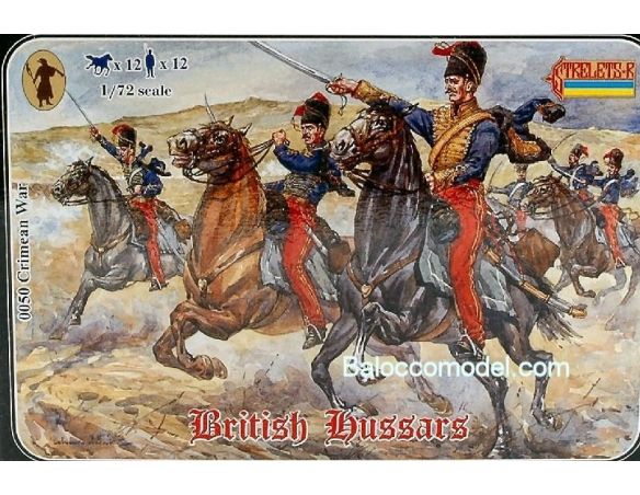 Strelets STRL050 NAP.WAR BRITISH HUSSARS 1:72 Modellino