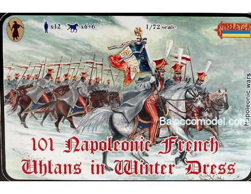 Strelets STRL101 NAPOLEONIC FRENCH UHLANS 1:72 Modellino