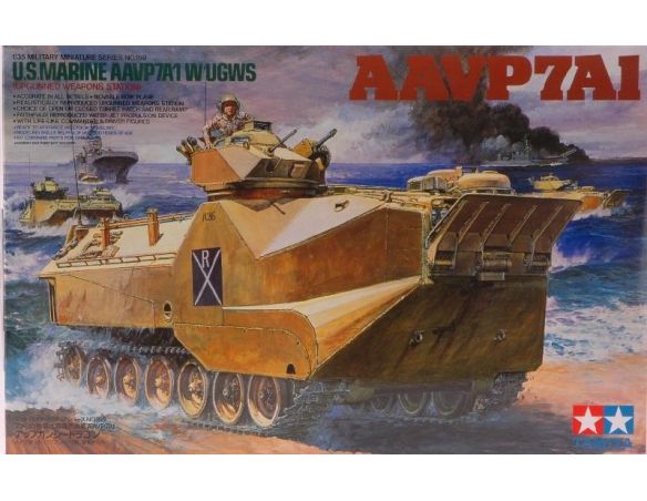 Tamiya TA35159 U.S. MARINE AAVP CINGOLATO KIT 1:35 Modellino