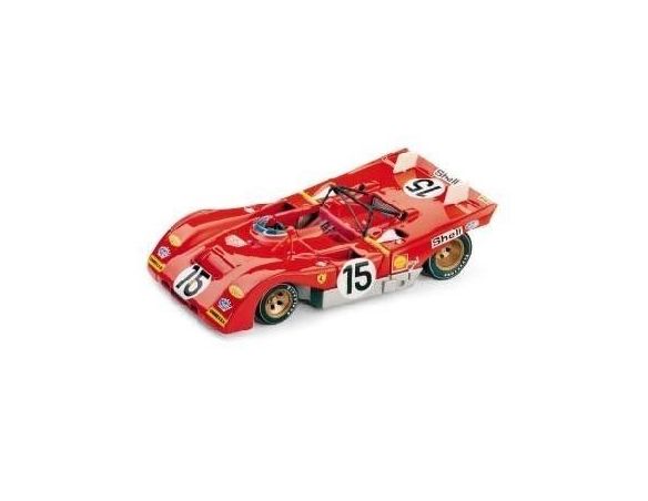 Brumm BM0259 FERRARI 312 PB N.15 1000 Km MONZA 1971 ICKX-REGAZZONI 1:43 Modellino