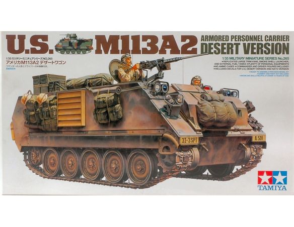 Tamiya TA35265 CARRO M 113 A 2 DESERT VERS.KIT 1:35 Modellino
