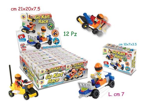 Teorema TE2729 COSTRUZIONI MINI AUTO RACING COMPATIBILI Modellino