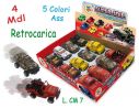 Teorema TE70913 JEEP METALLO cm 8 RETROCAR.ASS.4 MOD. Modellino