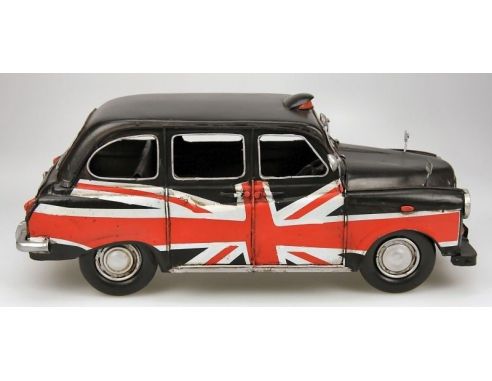Timplate Gift's TPGJLC2520-BK AUSTIN TAXI DECORATION 1966 BLACK 1:12 Modellino