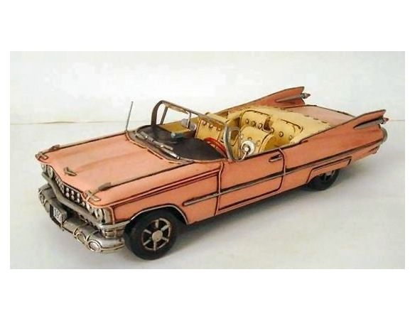 Timplate Gift's TPGJLC996M-PK CADILLAC CONVERTIBLE 1959 PINK 1:18 Modellino