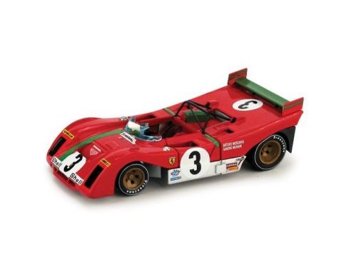 Brumm BM0261B FERRARI 312 PB N.3 WINNER TARGA FLORIO 1972 MERZARIO-MUNARI 1:43 Modellino