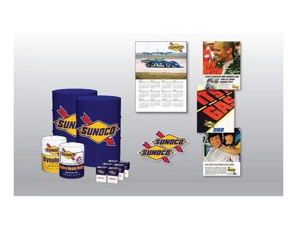 True Scale Miniatures TSM12AC22 SUNOCO OIL PACK 1:18 Diorami