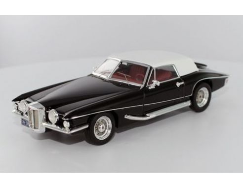 PremiumX PRD121 STUTZ BLACKHAWK CONVERTIBLE W/HARD TOP 1971 BLACK 1:43 Modellino