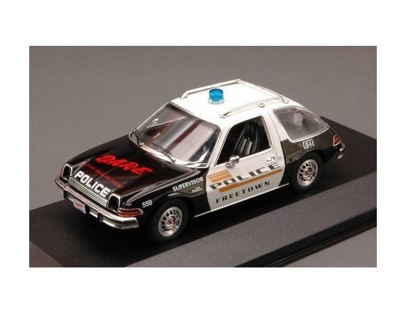 PremiumX PRD126 AMC PACER X FREETOWN DARE  POLICE 1975 1:43 Modellino