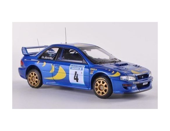 Hpi Racing HPI8575 SUBARU IMPREZA WRC N.4 WINNER SWEDISH 1997 ERIKSSON-PARMANDER 1:43 Modellino
