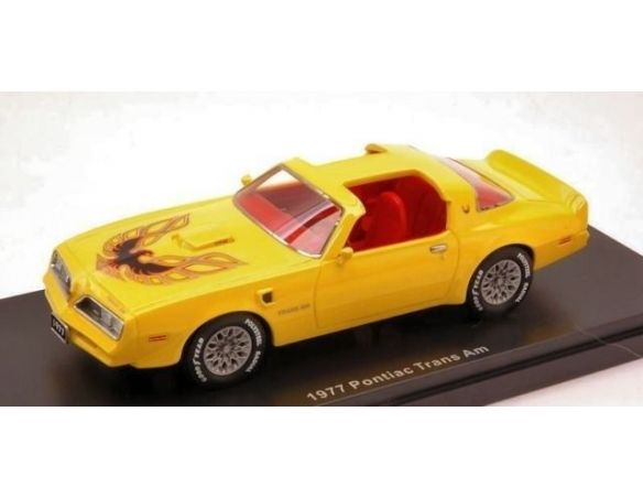 Auto World AWR1114 PONTIAC TRANS AM 1977 YELLOW 1:43 Modellino