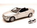 Factory auto MB2172 MERCEDES CLK CABRIO 2002 SILVER 1:18 Modellino