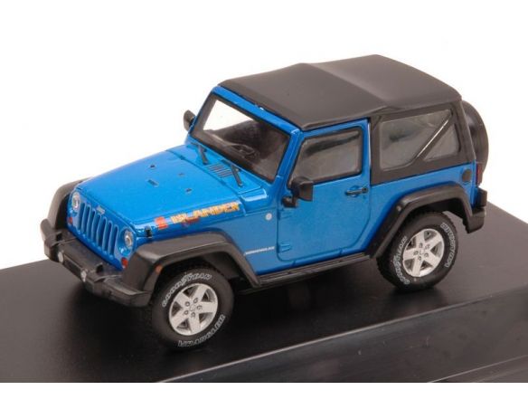 Greenlight GREEN86038 JEEP WRANGLER ISLANDER EDITION 2010 BLUE 1:43 Modellino