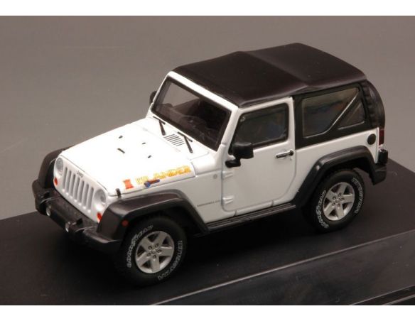 Greenlight GREEN86037 JEEP WRANGLER ISLANDER EDITION 2010 WHITE 1:43 Modellino