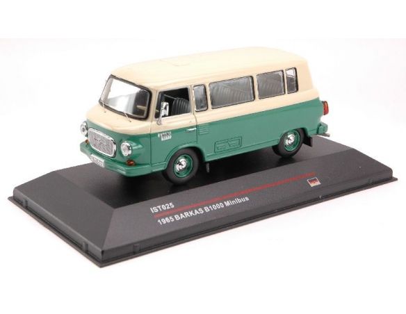 IST Models IST025 BARKAS B 1000 MINIBUS '65 GREEN 1/43 Modellino