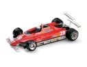 Brumm BM0273CH FERRARI 126 C 2 D.PIRONI 1982 N.28 RETIRED USA WEST W/PILOTE  1:43 Modellino