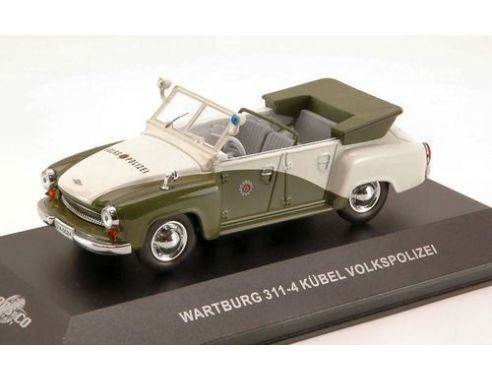IST Models CCC055 WARTBURG 311-4 KUBEL VOLKSPOLIZEI 1:43 Modellino