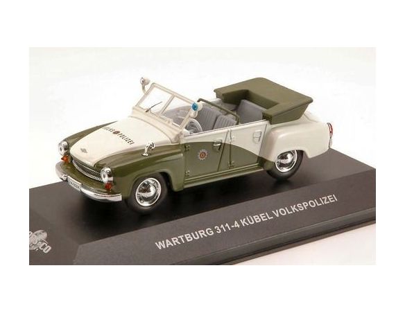 IST Models CCC055 WARTBURG 311-4 KUBEL VOLKSPOLIZEI 1:43 Modellino