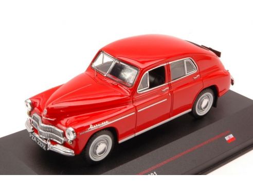 IST Models IST063 WARSZAWA 201 1960 DARK RED 1:43 Modellino