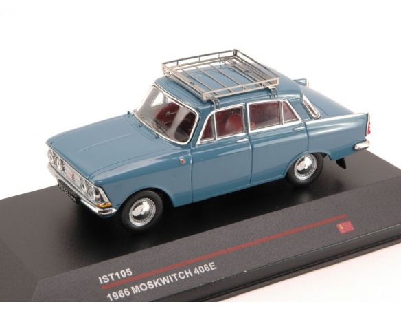 IST Models IST105 MOSKWITCH 480E 1966 LIGHT BLUE 1:43 Modellino