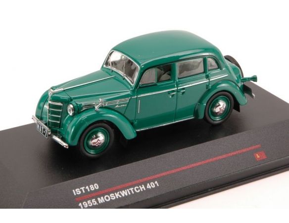 IST Models IST180 MOSKWITCH 401 1955 GREEN 1:43 Modellino
