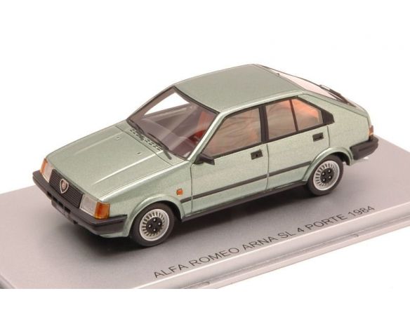 Kess Model KS43000021 ALFA ROMEO ARNA 4 PORTE 1980 VERDE ACQUA MET. (AR242) 1:43 Modellino