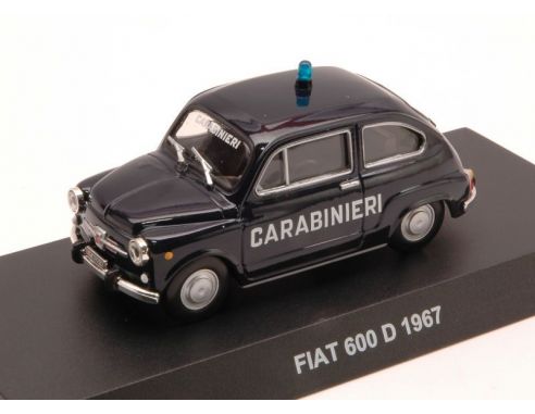 Modellino EDI223624 FIAT 600 D 1967 CARABINIERI CUPOLA BLISTER 1:43 Modellino