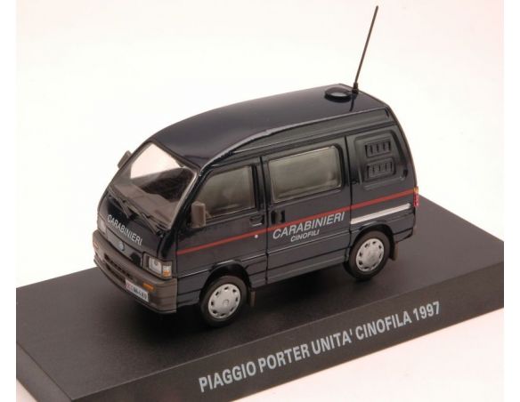 Modellino EDI223663 PIAGGIO PORTER UNITA' CINOFILA CARABINIERI CUPOLA BLISTER 1:43 Forze dell'Ordine