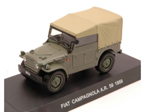 Modellino EDI223747 FIAT CAMPAGNOLA A.R. 09 1959 CARABINIERI CUPOLA BLISTER 1:43 Forze dell'Ordine