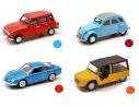 Mondo Motors MM53167 R4/R5/R8/MEHARI/2CV/ALPINE ASS.1:43 Pz.24 Modellino