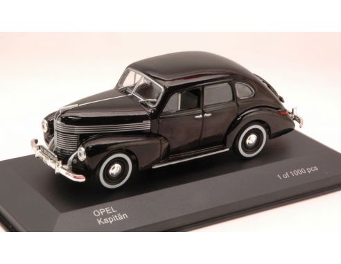 White Box WBS0021 OPEL KAPITAN MK1 1a SERIE BERLINA BLACK 1:43 Modellino