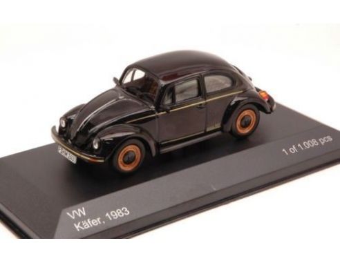 White Box WB036 VW KAFER 1983 BLACK 1:43 Modellino