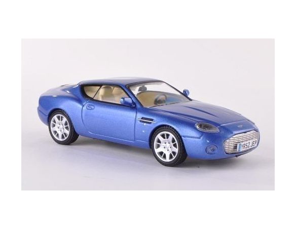 White Box WB030 ASTON MARTIN DB 7 VANTAGE ZAGATO 2003 MET.BLUE 1:43 Modellino