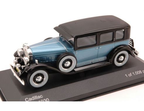 White Box WB028 CADILLAC V16 1930 LIGHT BLUE/BLACK 1:43 Modellino