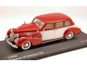 White Box WB022 CADILLAC FLEETWOOD V8 SEDAN LIMOUSINE 1939 DARK RED/WHITE 1:43 Auto d'Epoca