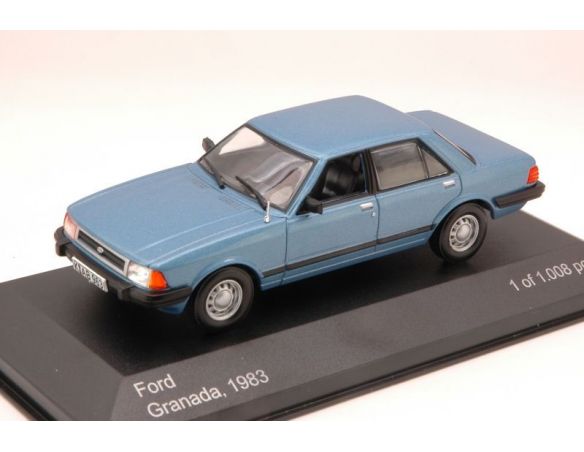 White Box WB021 FORD GRANADA MKII 1983 MET.BLUE 1:43 Modellino