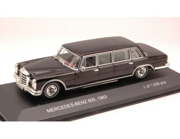 White Box WB006 MERCEDES 600 PULLMAN 1963 BLACK 1:43 Modellino