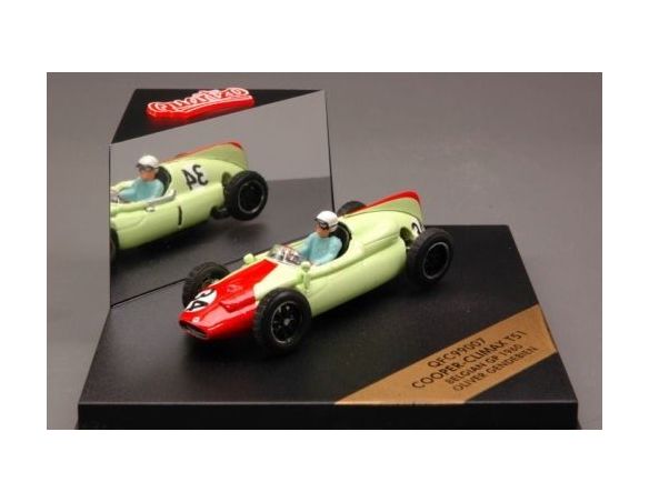 Quartzo QFC99007 COOPER CLIMAX T51 O.GENDEBIEN 1960 N.34 BELGIAN GP 1:43 Modellino