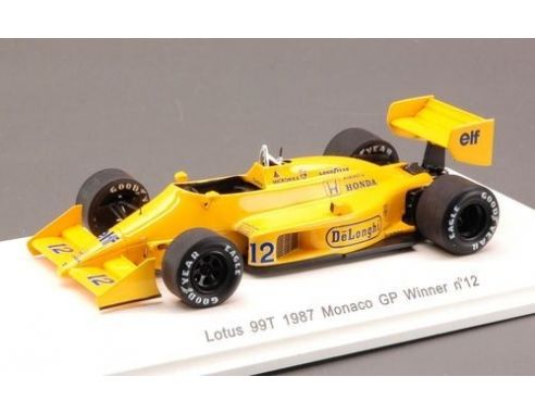 Reve Collection REVE70181 LOTUS A.SENNA 1987 N.12 WINNER MONACO GP 1:43 Modellino