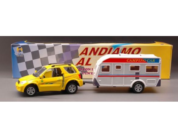 Vinportex VP3054 FUORISTRADA C/ROULOTTE cm 27 Modellismo Giocattolo