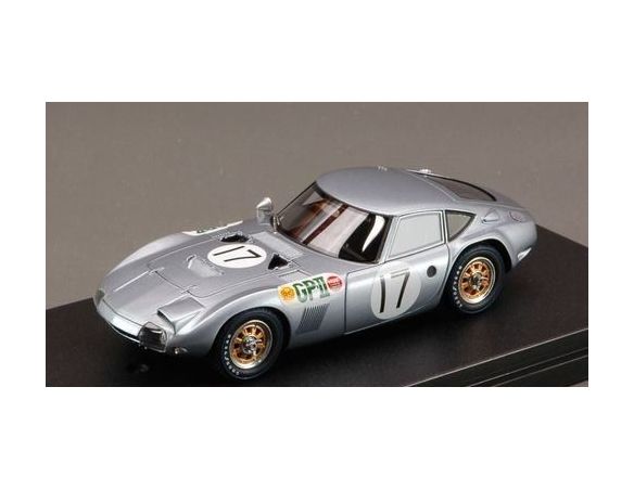 Hpi Racing HPI8336 TOYOTA 2000 GT N.17 1966 JAPAN GP M.TAMURA 1:43 Modellino