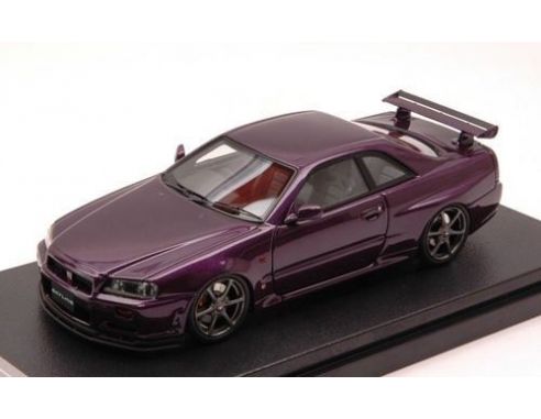 Hpi Racing HPI8355 NISSAN SKYLINE GT-R V-SPEC (R34) MIDNIGHT PURPLE 1:43 Modellino