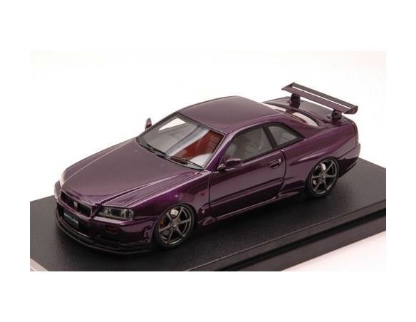 Hpi Racing HPI8355 NISSAN SKYLINE GT-R V-SPEC (R34) MIDNIGHT PURPLE 1:43 Modellino