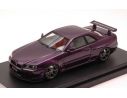 Hpi Racing HPI8355 NISSAN SKYLINE GT-R V-SPEC (R34) MIDNIGHT PURPLE 1:43 Modellino