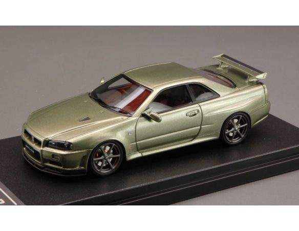 Hpi Racing HPI8367 NISSAN SKYLINE GT-R V-SPEC II NUR (R34) MILLENNIUM JADE 1:43 Modellino