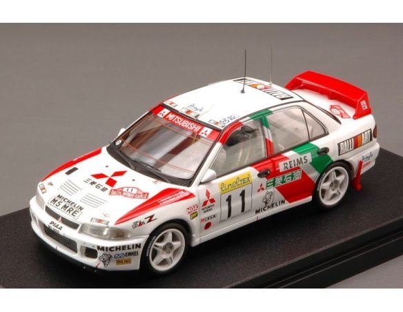 Hpi Racing HPI8545 MITSUBISHI LANCER N.11 4th MONTE CARLO 1995 MAKINEN-HARJANNE 1:43 Auto Rally