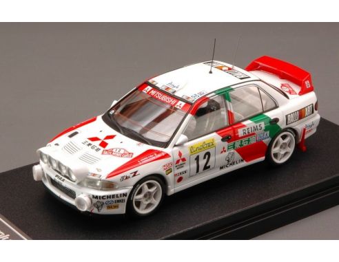 Hpi Racing HPI8546 MITSUBISHI LANCER N.12 6th MONTE CARLO 1995 AGHINI-FARNOCCHIA 1:43 Modellino