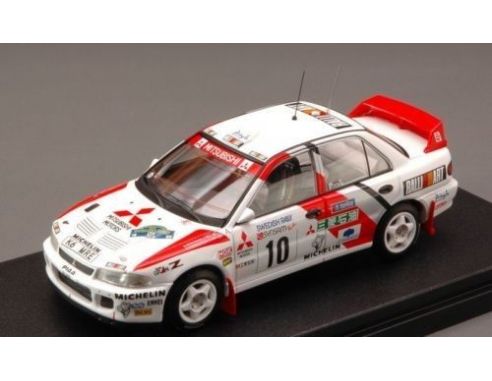 Hpi Racing HPI8547 MITSUBISHI LANCER N.10 WINNER SWEDISH 1995 ERIKSSON-PARMANDER 1:43 Modellino